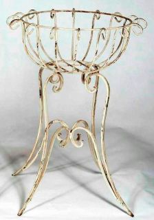   20.5 Wrought Iron Round Heavy Plant Stand   Largest Size Pot Holder