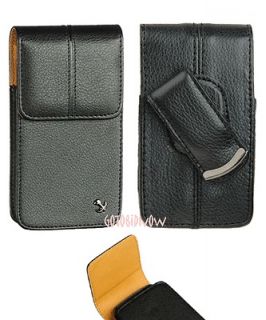   Design 4G HERO S LEATHER FLAP PROTECT CASE ROTATED CLIP PHONE POUCH