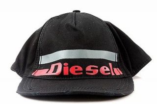 Diesel Sulu Hat Adjustable Mens Black Cap BMA