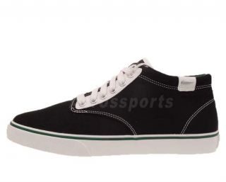 Lacoste Barbados Mid 1 STM Black Canvas New 2012 Mens Casual Shoes 
