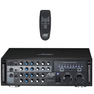 Audio 2000 AKJ7004 Rack Mount Karaoke Mixer Digital Echo, Key Controls 