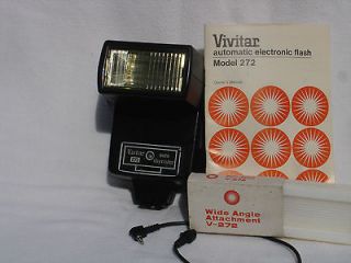 VIVITAR 272 automatic electronic Flash Universal  for Nikon Pentax 