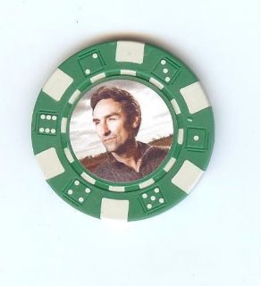 NEW Green Mike Wolfe Poker Chip Card Guard American Pickers