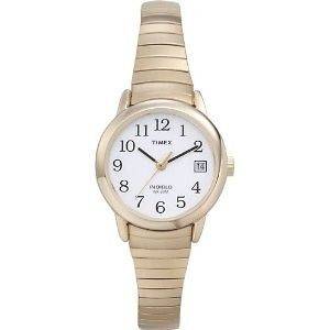 New TIMEX Ladies Gold EASY READER Indiglo Watch T2H351 Authorised 