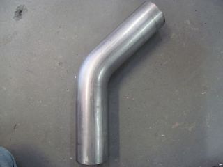   25 304 stainless steel 45 degree mandrel bent exhaust tubing