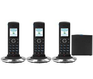 RTX DUALphone Black 4088 Trio Skype Cordless Phone Special Offer 