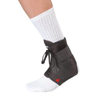 MUELLER 213 SOFT ANKLE BRACE W/ STRAPS RUNNING SOCCER FOOTBALL SUPPORT 