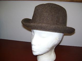 Vintage Stetson Derby Hat 100% Wool U.S.A. Made    Excellent Condition 