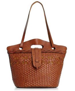 Patricia Nash Tan Capri Bucket Leather Shoulder Bag NWT $298