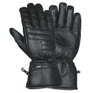 GAUNTLET MOTORCYCLE LEATHER GLOVES RAIN COVER MED