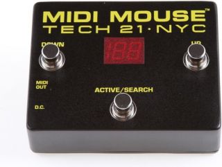 Tech 21 MIDI Mouse (3 Button MIDI Foot Controller)
