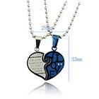   heart Stainless steel pendant & 2 necklaces  Gift Jewelry & Love