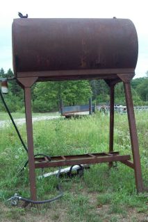 300 350 gallon fuel storage tank with stand with pump and motor AS IS 