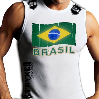   Muay Thai Black Muscle Stryker Sleeveless T Shirt Top UFC MMA Brasil