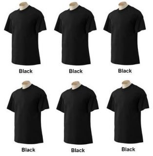 Small Mens Blank Black 100% Cotton Vintage Wholesale Bulk Shirts