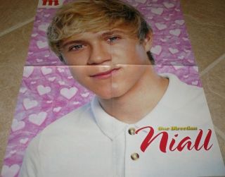 NIALL HORAN ZAYN MALIK Double 4 PAGE POSTER Close Up One Direction