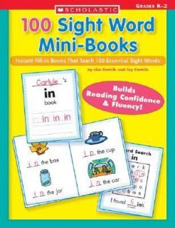 100 Sight Word Mini Books Instant Fill in Mini Books That Teach 100 