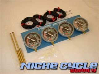 Carburetor Synchronizer Tool Twin carb sync tool 4 Cylinder Gauges 