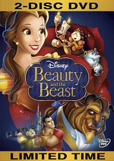 Beauty and the Beast DVD, 2010, 2 Disc Set, Diamond Edition
