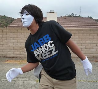 Jabbawockeez ABDC Black T shirt Mask and Gloves Halloween S M L XL 2XL 