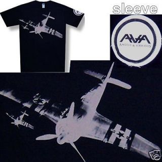 ANGELS & AIRWAVES AIR FORCE IMAGE BLACK T SHIRT XL X LARGE NEW 
