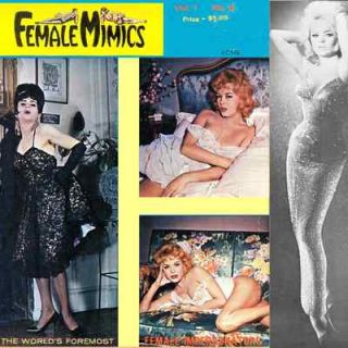 Female Mimics 1963 Impersonators Transvestite Selbee E book on CD