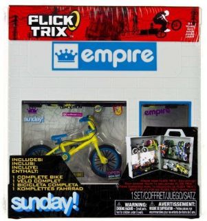 Sunday Flick Trix Empire BMX Finger Bike Service Store Display Case 