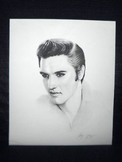 Elvis Presley The King of Rock Gary Saderup Lithograph