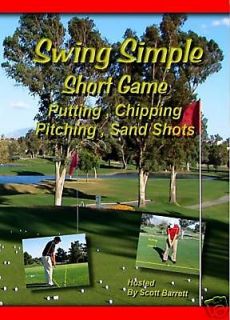 SWING SIMPLE SHORT GAME PUTTING GOLF INSTRUCTION DVD
