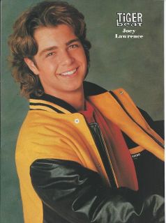 Luke Perry Joey Lawrence teen magazine pinup clipping Bop Tiger Beat
