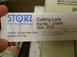 Karl Storz 27050H Cutting Loop Electrode 27fr