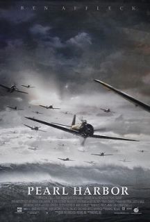 PEARL HARBOR MOVIE POSTER 2 Sided ORIGINAL PLANES 27x40