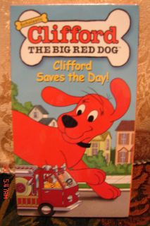 Clifford Saves The Day Vhs The Big Red Dog NEW $3 ships 1 & $5 Ships 