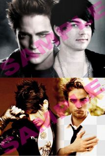 Adam Lambert and Twilight Star Edward Robert Pattinson Multi Designs T 