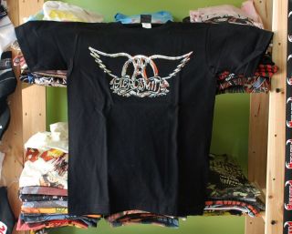 Aerosmith XSmall T Shirt Rare XS Kiss Guns N Roses bon jovi ac dc 
