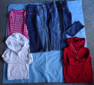 GIRLS CLOTHING LOT SZ. 7,7/8,8~JUSTIC​E~LIMITED TOO,CHEROKEE~O​SH 