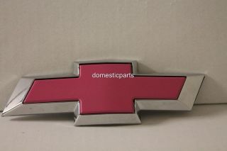 2011 2012 CHEVROLET CRUZE PINK REAR BOWTIE GRILLE GOLD REPLACEMENT 