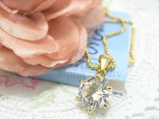Paris Kids Japan Jewelry   Big Clear Diamond Necklace