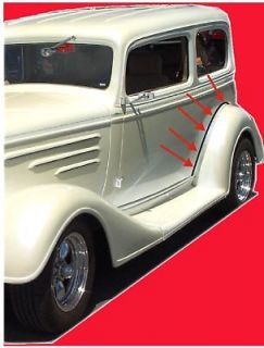 Chevrolet Fender Welt Black USA Made 27 1928 1929 1930 1931 1932 1933 