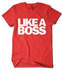 LIKE A BOSS BAWSE THE LONELY ISLAND FUNNY T SHIRT TOP MENS WOMENS KIDS 