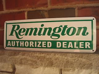 Remington Auithorized Dealer Firearm Shotgun Rifle Advertising Logo 