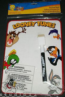   Tunes Taz Bugs Tweety Magnetic Dry Erase Board Cute Collectible New