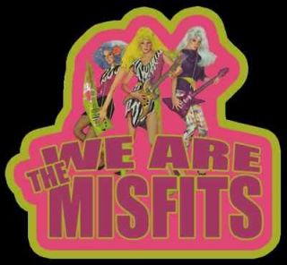 80s Classic Jem & Holograms We Are Misfits custom tee