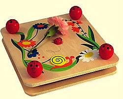 LARGE FLOWER PRESS CRAFT TOY by U WOOD WOODEN TOYS