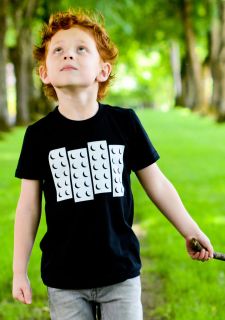 NEW Hatch For Kids Lego Black Flag Tee Shirt   Childrens Clothing 