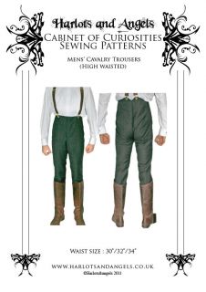 Victorian High Waisted Trouser Paper Sewing Pattern Medium Size **Sale 