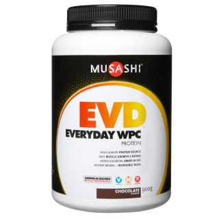 MUSASHI EVD Everyday WPC Protein Powder 900g Vanilla  Whey Protein 