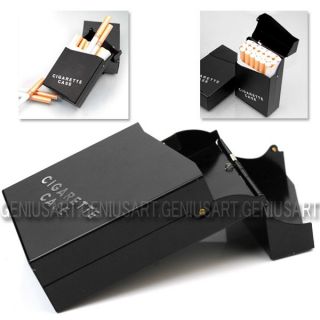 Elegant Travel Aluminum Cigarette Tobacco Case Box Holder 20pcs Easy 