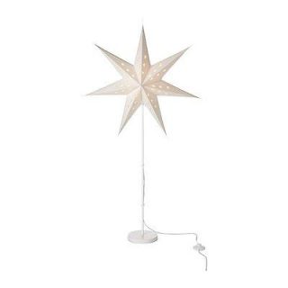   STRÅLA Floor lamp, Color: White assorted colors star Christmas Light