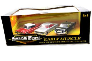   of 3 American Early Muscle Stephen Kings Christine 1/64,Plymouth,Ford
